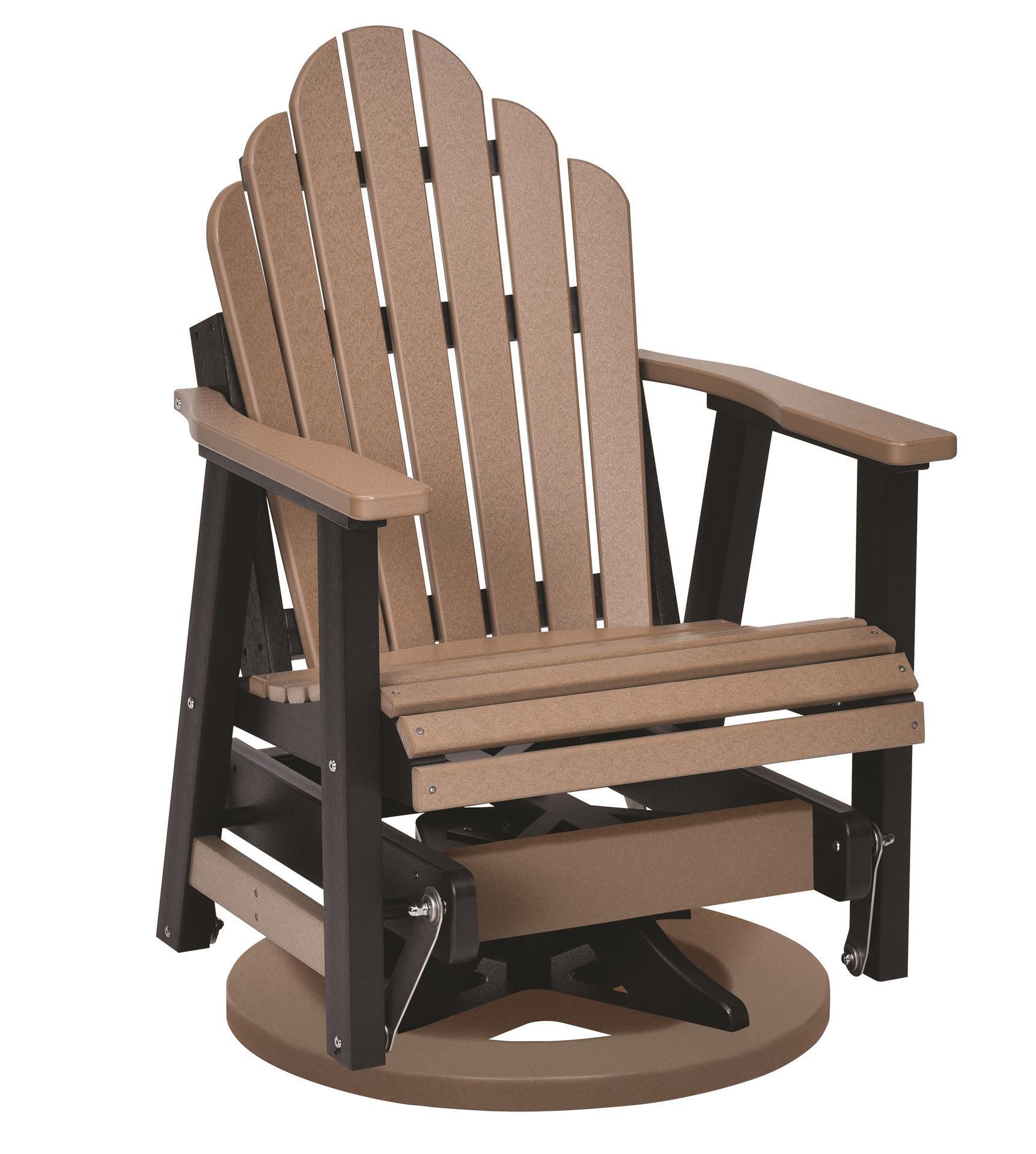 Berlin Gardens CoziBack Single Swivel Glider from DutchCrafters