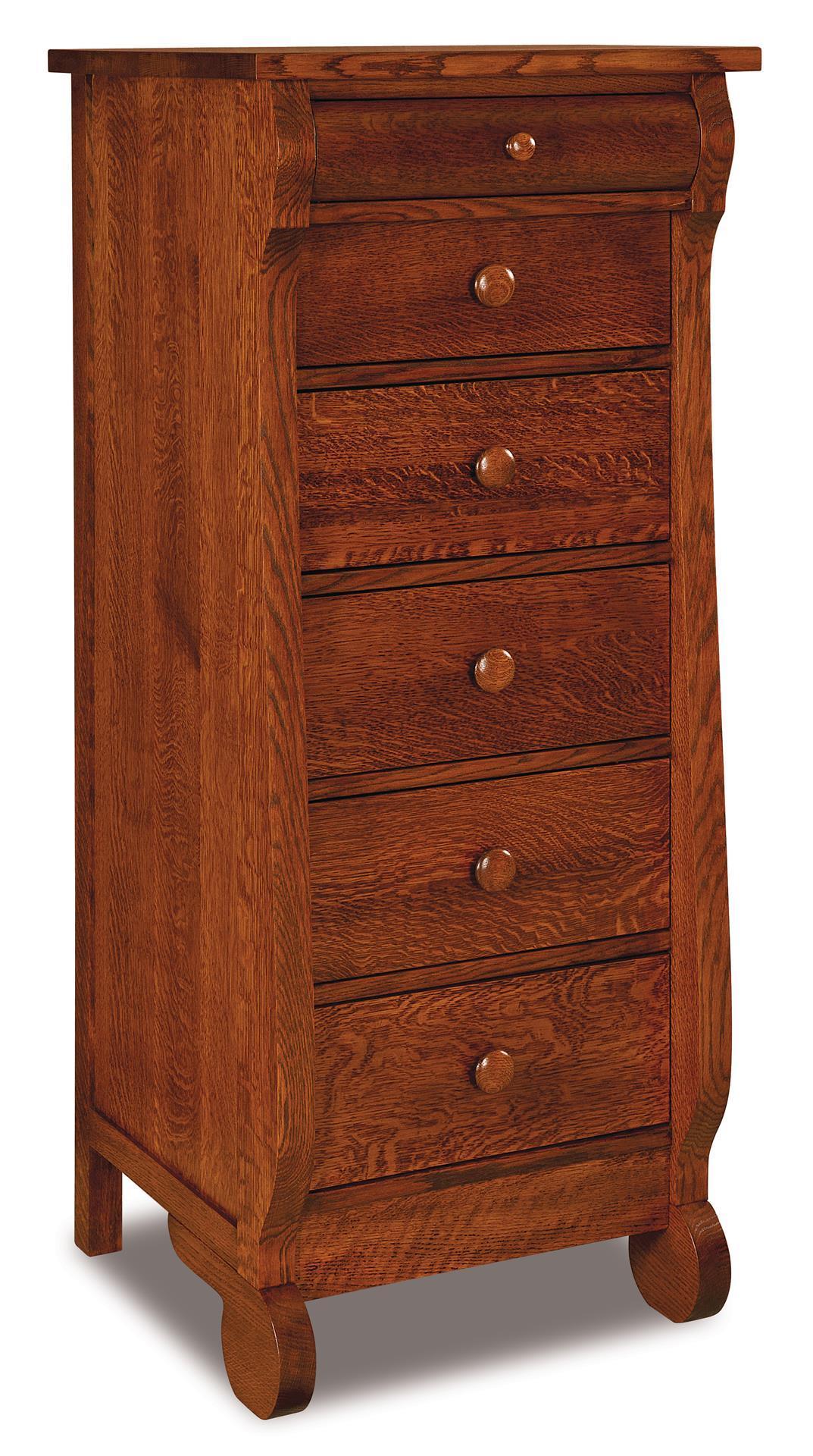 Lydia Classic Sleigh Six Drawer Lingerie Chest from