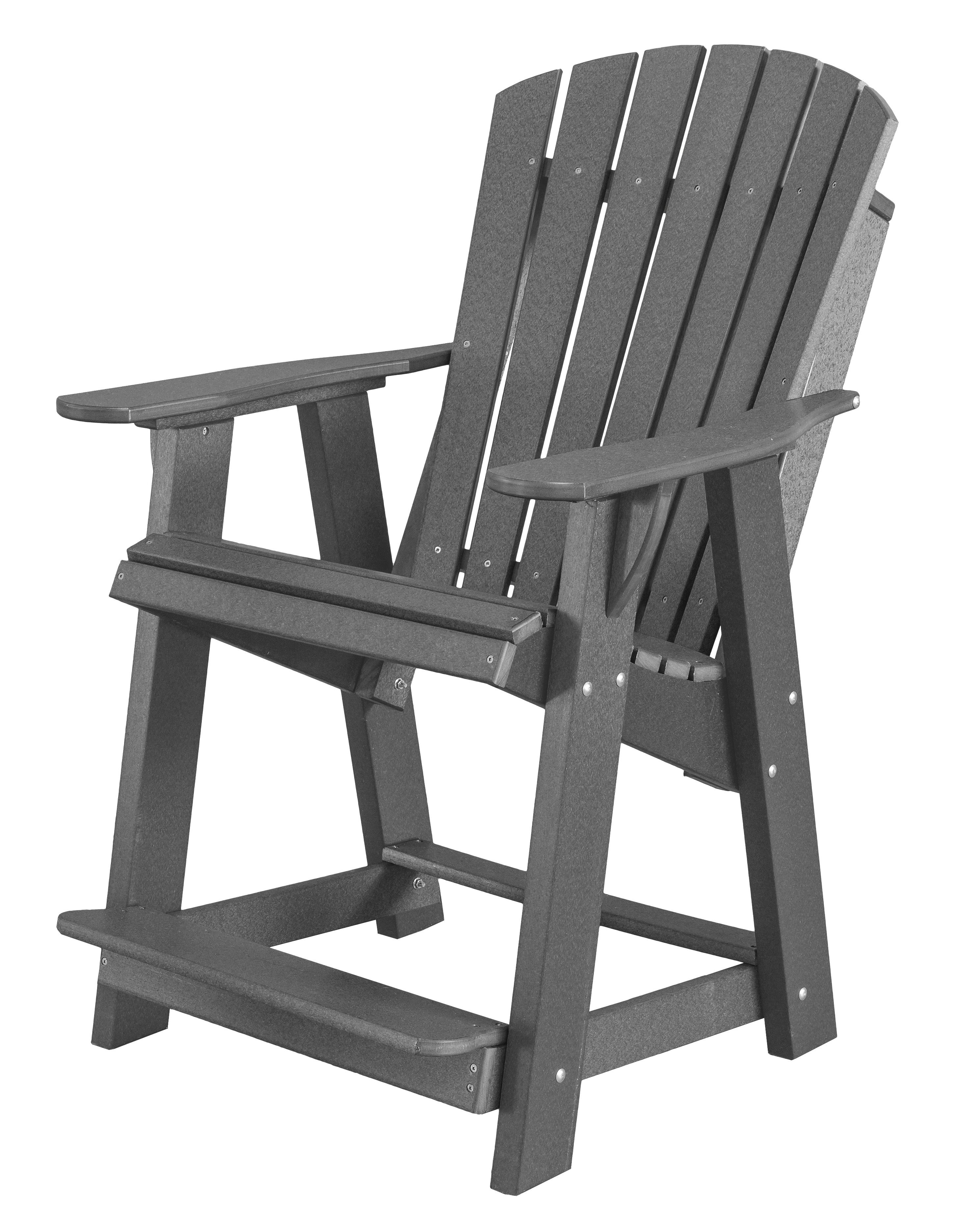 Ecopoly High Adirondack Chair From Dutchcrafters Amish Furniture