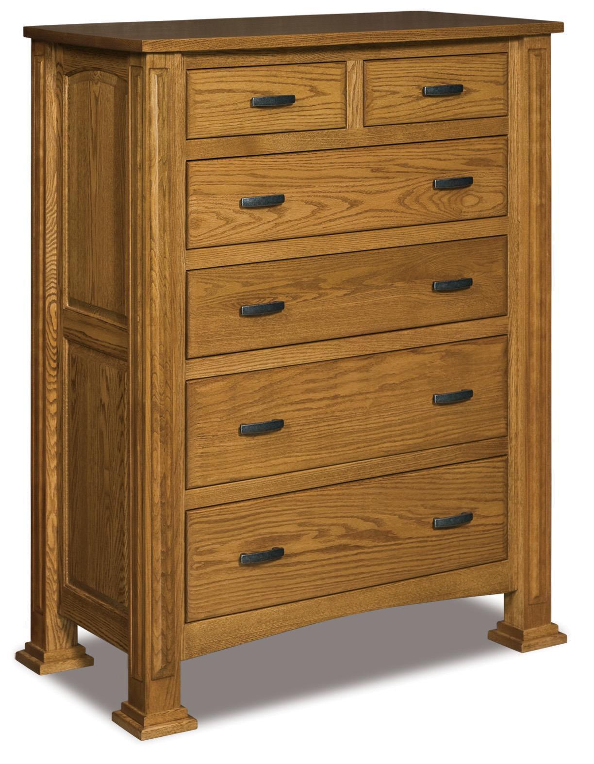 Solid Wood 6-Drawer Chest of Drawers from DutchCrafters Amish