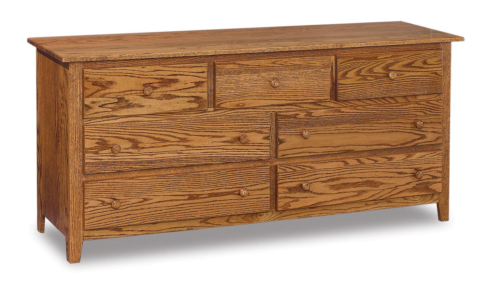 Shaker 7Drawer Dresser from DutchCrafters Amish Furniture