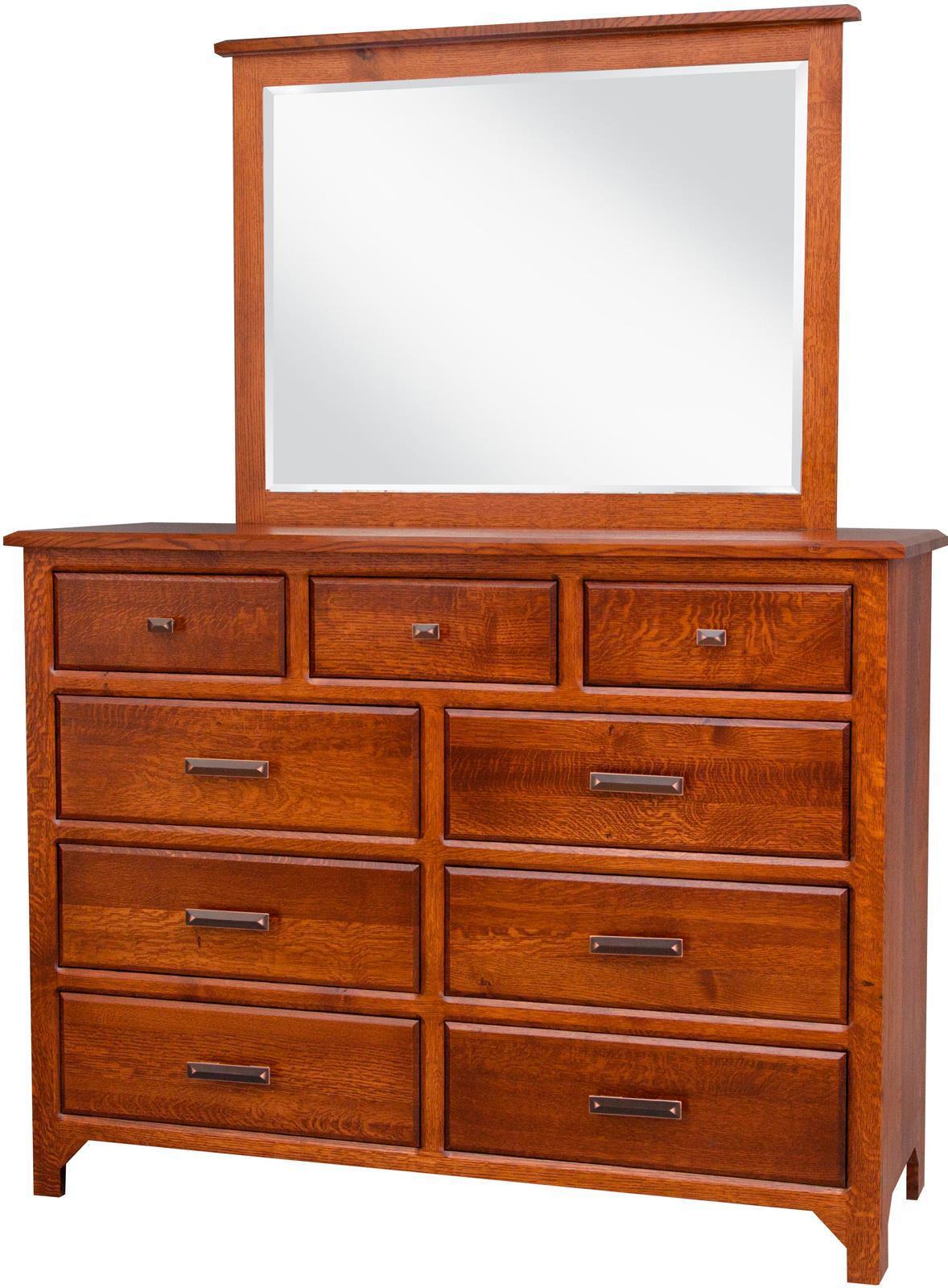 Grays Peak Dresser with Optional Mirror from DutchCrafters Amish