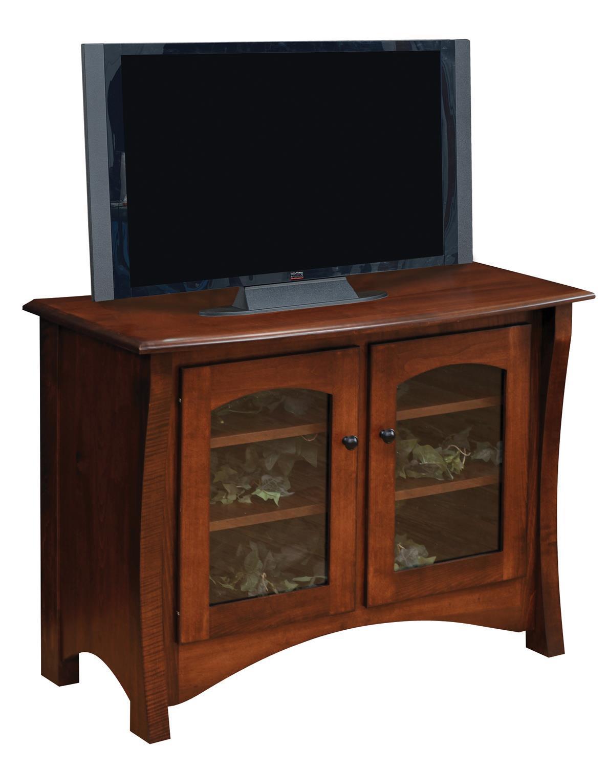 Moorcroft Flat Wall TV Stand by DutchCrafters Amish Furniture