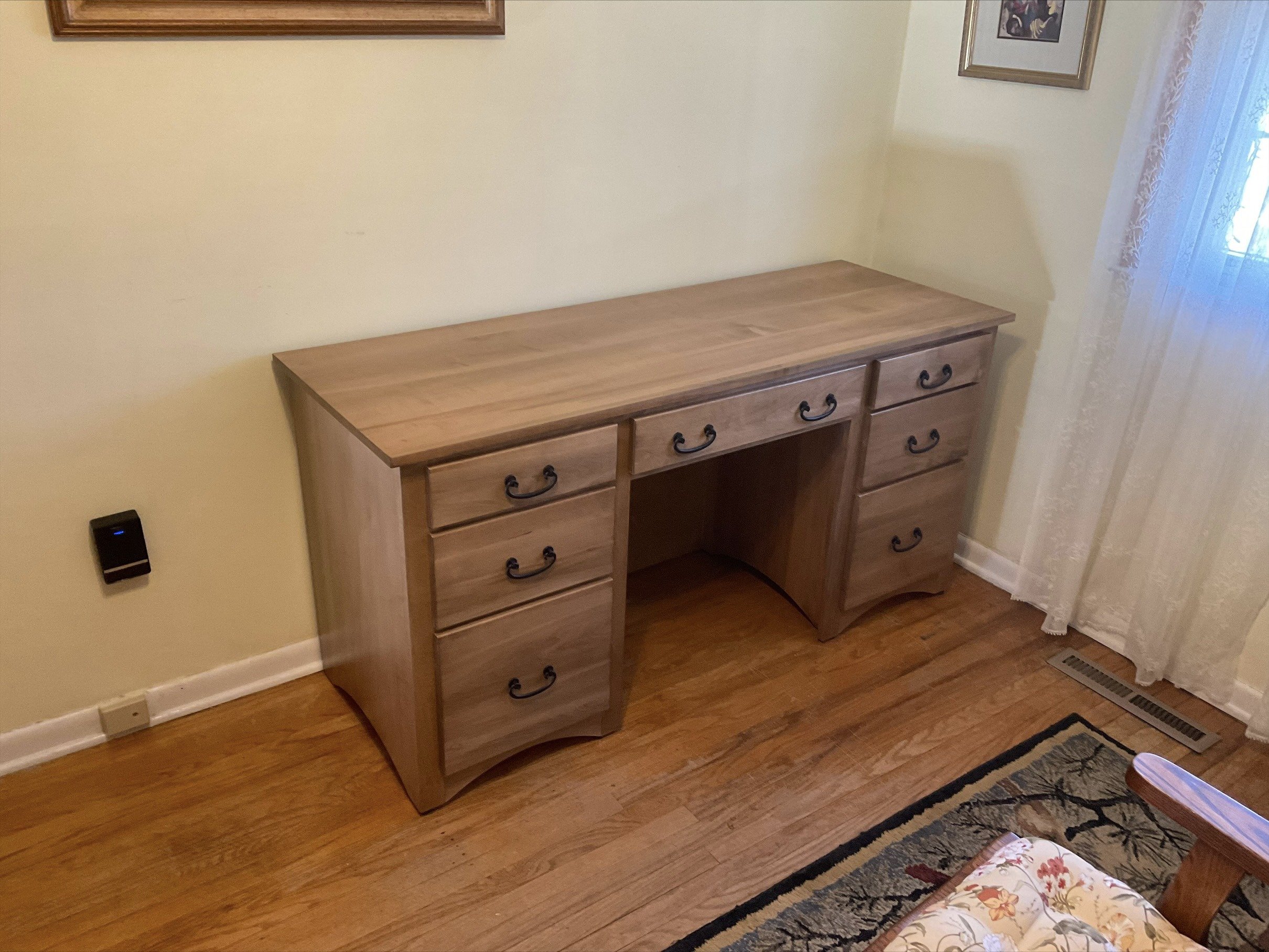 Buford Double Pedestal Desk by DutchCrafters Amish Furniture