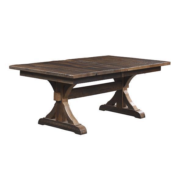 Bristol Barnwood Extension Table from DutchCrafters Amish Furniture