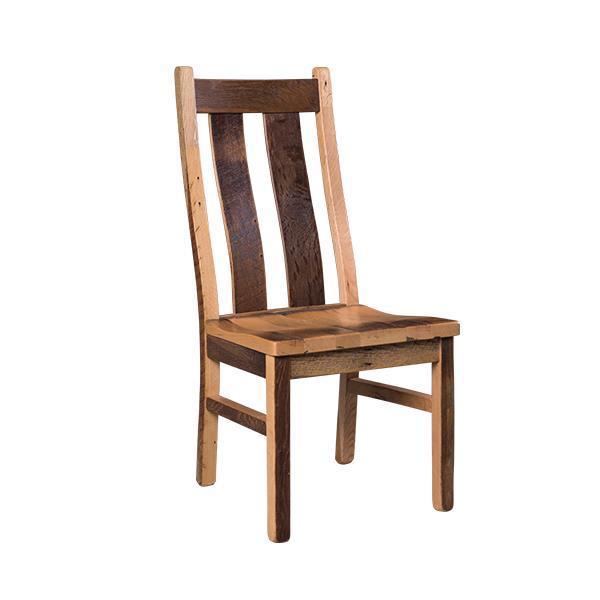 Reclaimed Barn Wood Stretford Dining Chair from DutchCrafters Amish