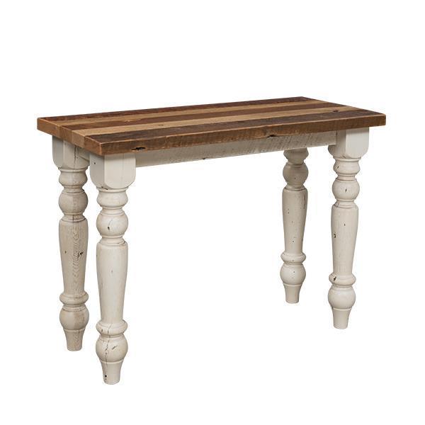 Farmhouse Reclaimed Barn Wood Sofa Table from DutchCrafters Amish