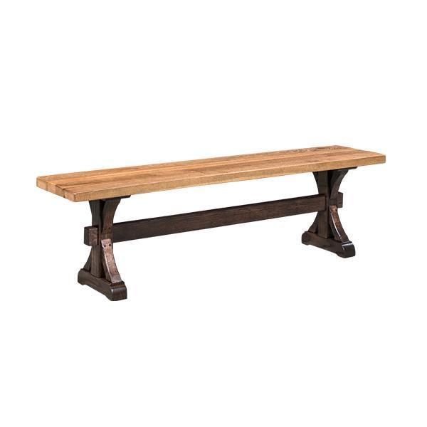 Croft Barnwood Dining Bench from DutchCrafters Amish Furniture