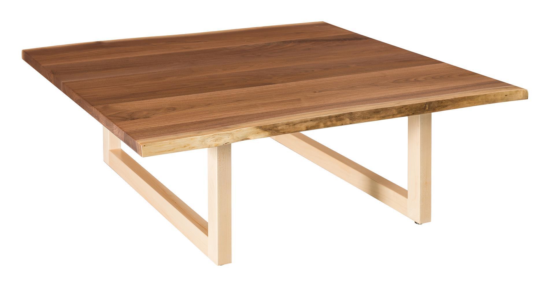 Nutrias Large Live Edge Coffee Table from DutchCrafters Amish