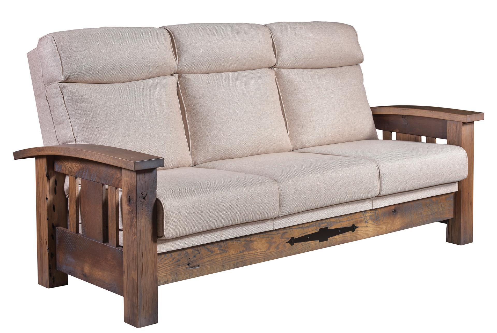Rustic Sofa from DutchCrafters Amish Furniture
