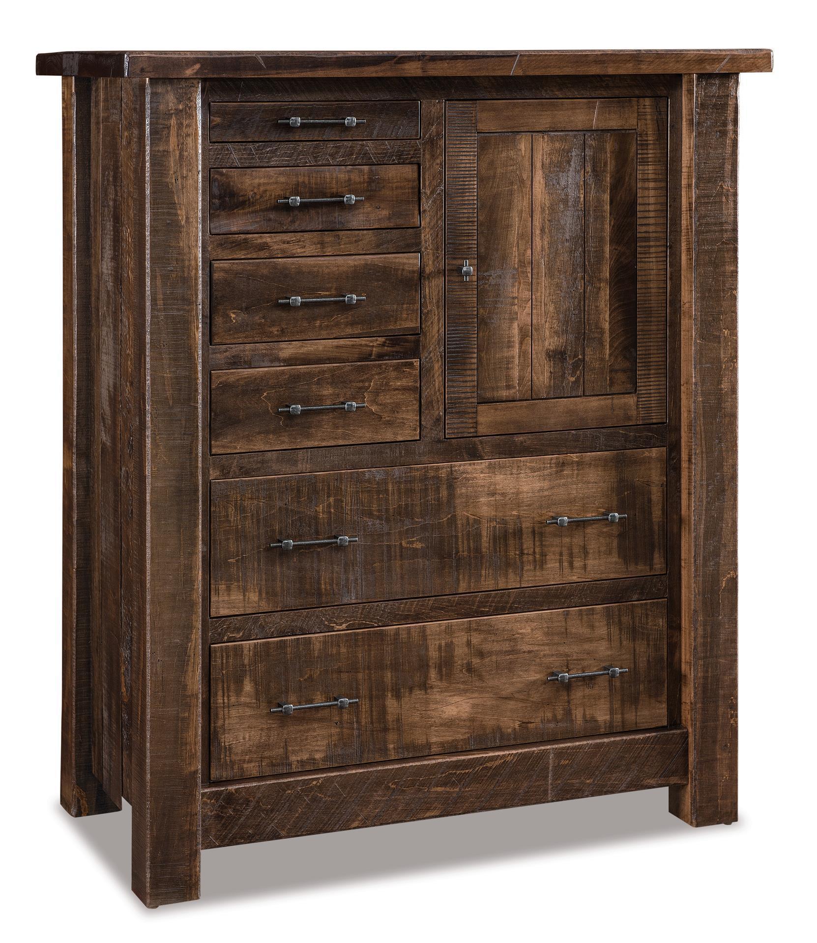 Rustic Gentleman's Chest of Drawers from DutchCrafters Amish Furniture