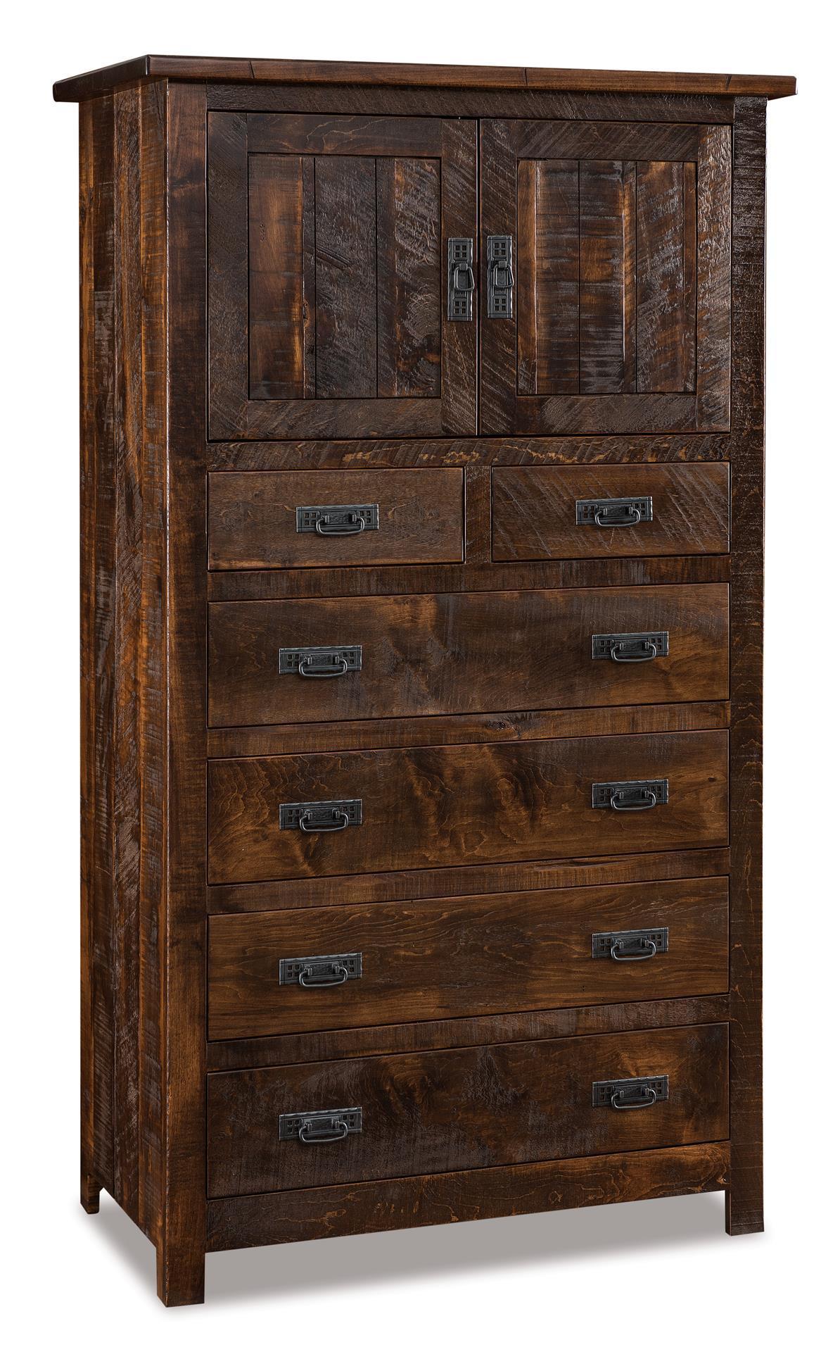 Rustic Chest Armoire from DutchCrafters Amish Furniture