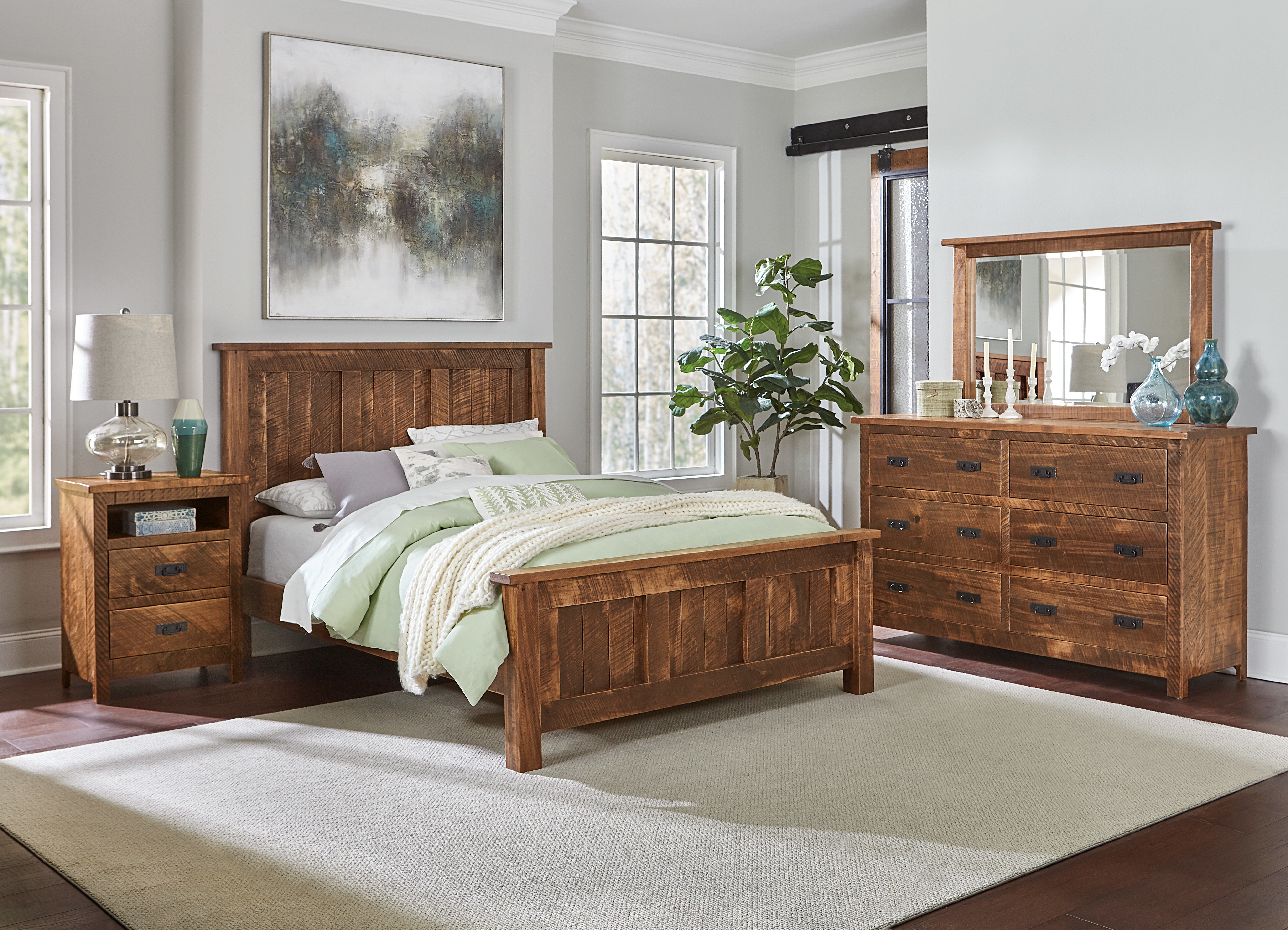 Custom wood bedroom furniture discount