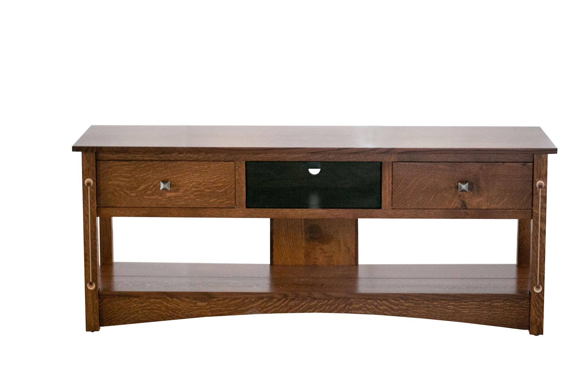 Arts and Crafts Media Console from DutchCrafters Amish Furniture