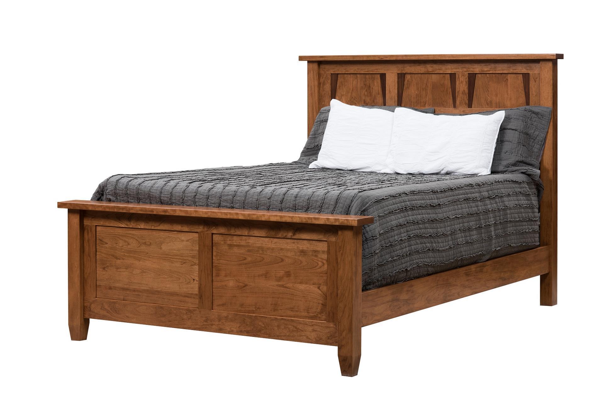 Aurora Panel Bed from DutchCrafters Amish Furniture