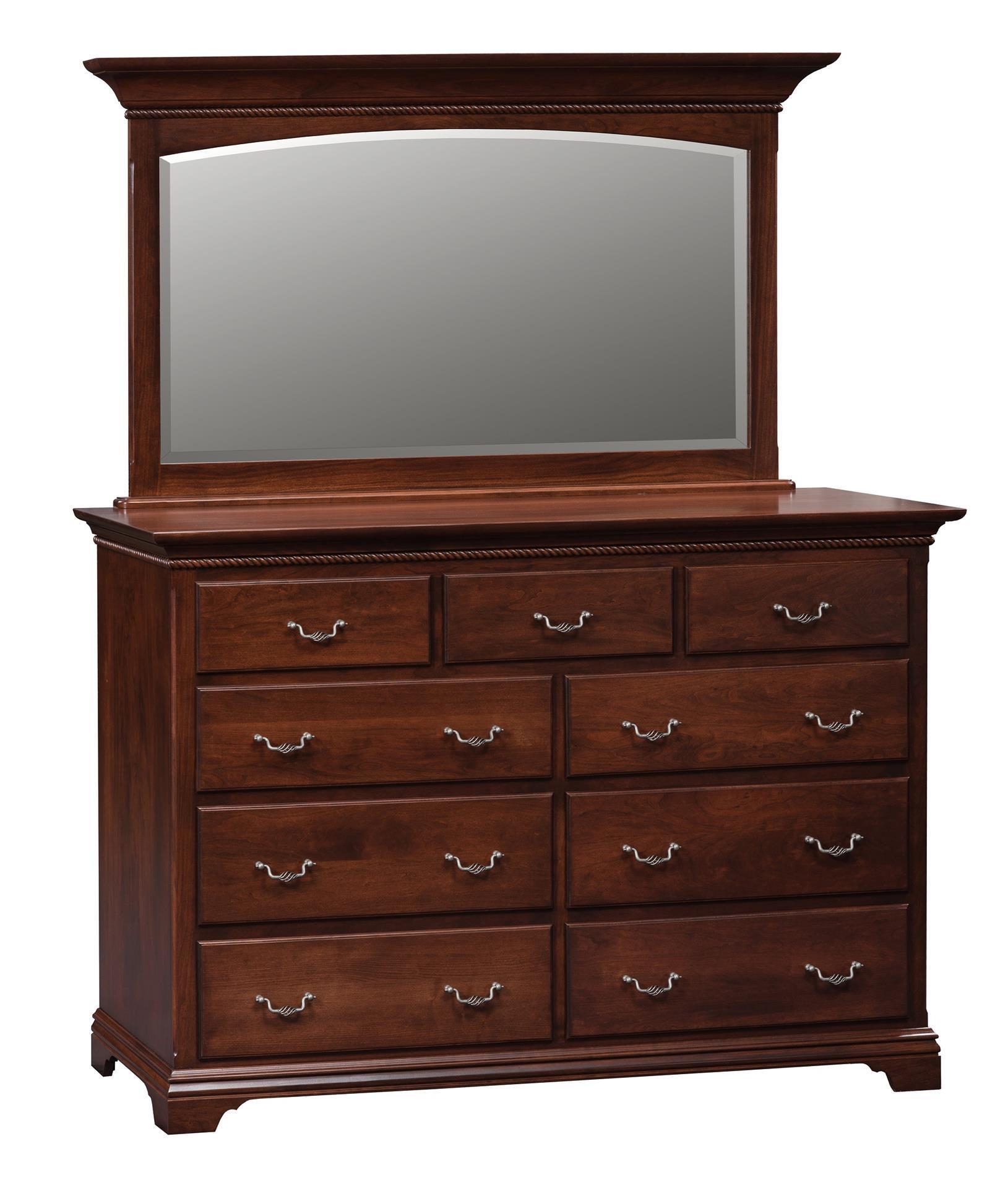 Bankston Double Dresser with Optional Mirror from DutchCrafters Amish