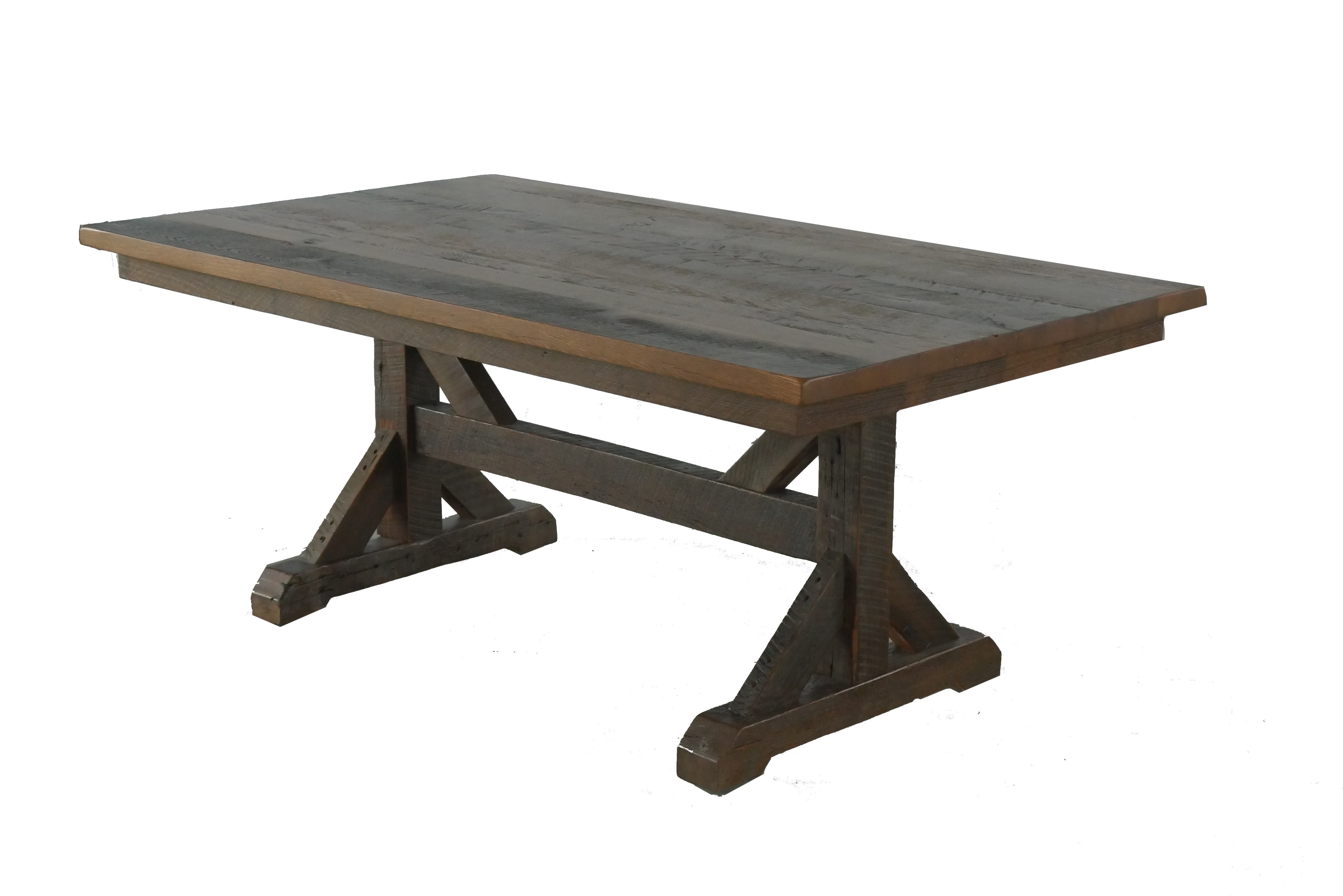 Country Auburn Trestle Dining Room Table | DutchCrafters Amish