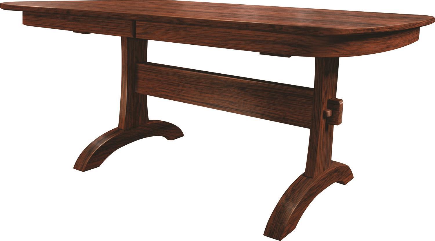 Amish Cedar Creek Trestle Dining Table