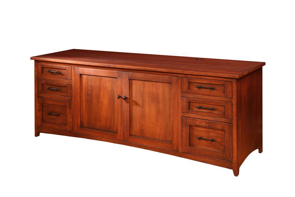 Montgomery Credenza Desk from DutchCrafters Amish Futrniture