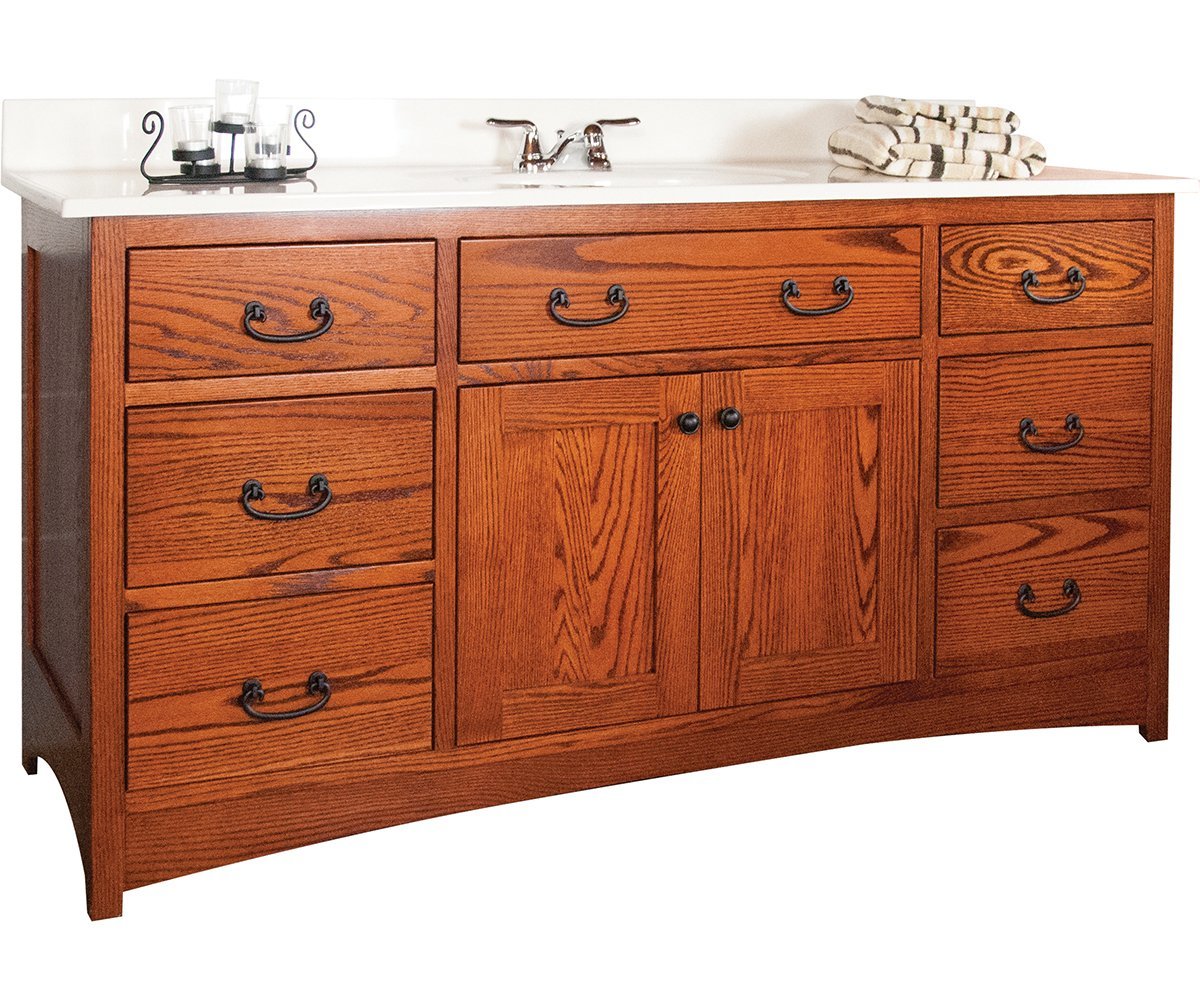 Amish Big Country Bathroom Vanity Without Top from DutchCrafters