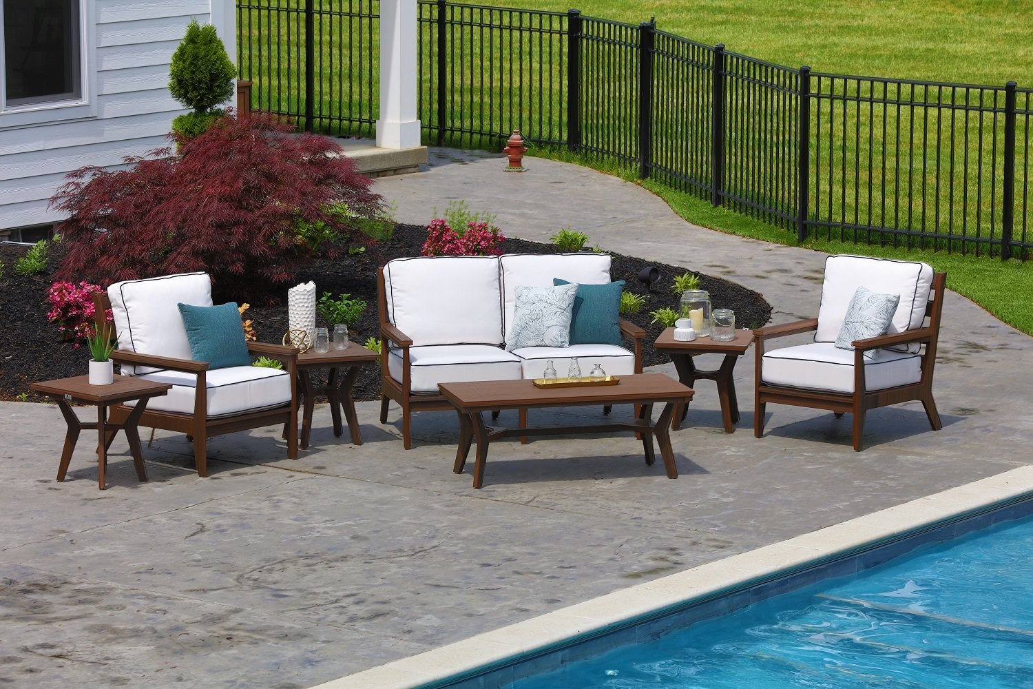 Berlin Gardens Mayhew Rectangular Poly Coffee Table From