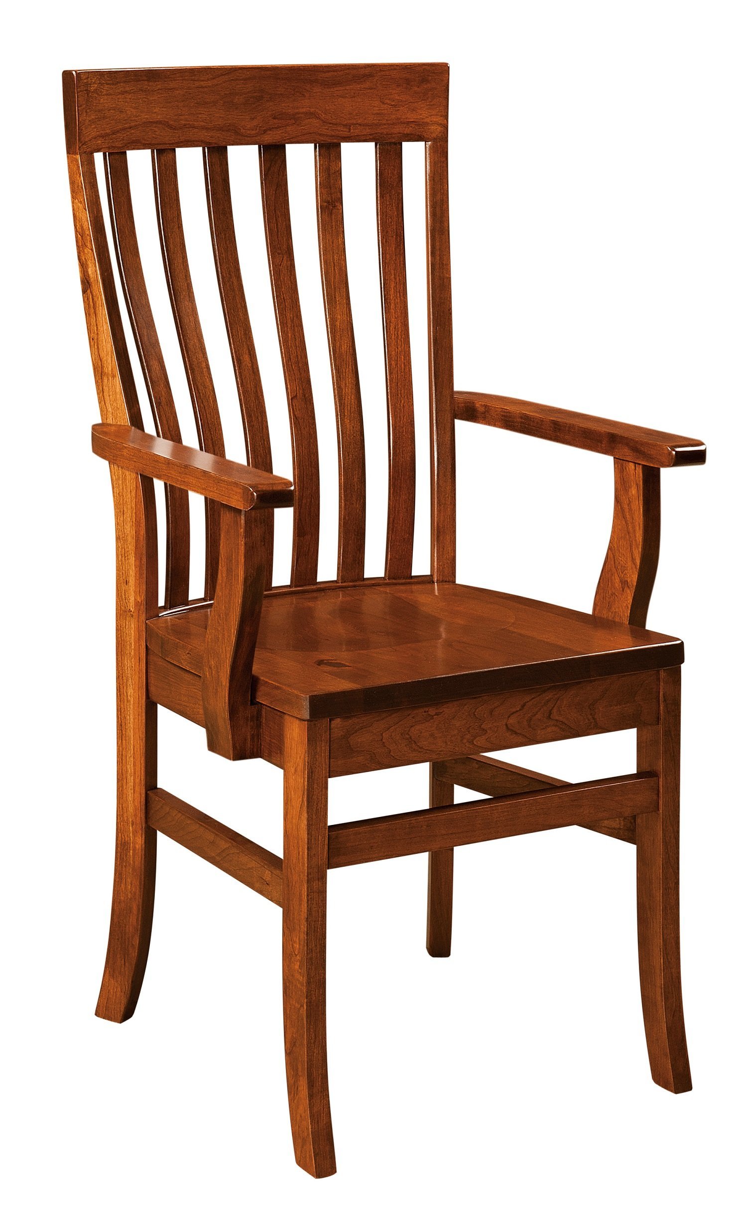 Quick Ship Modern Shaker Slat back Dining Chair - DutchCrafters