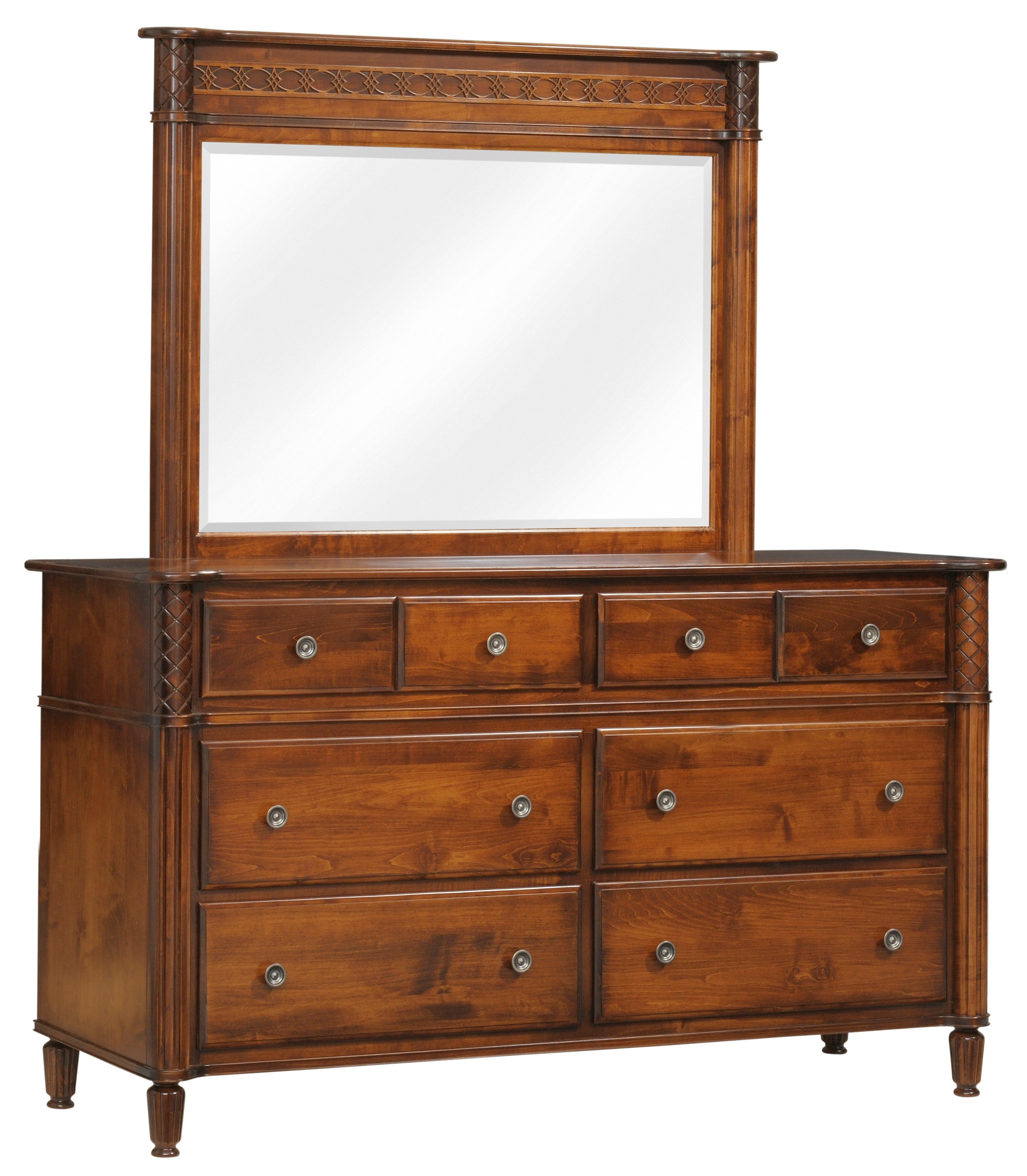 Ornate Dresser With Spacious Storage Drawers | DutchCrafters