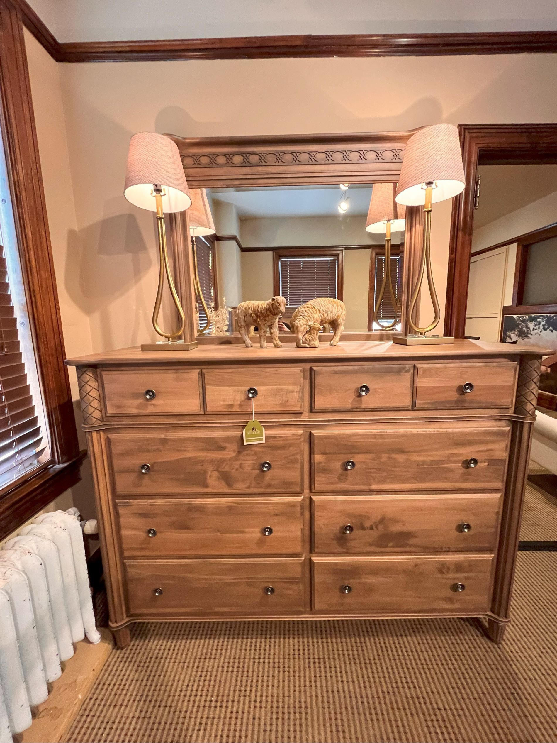 Ornate Dresser With Spacious Storage Drawers | DutchCrafters