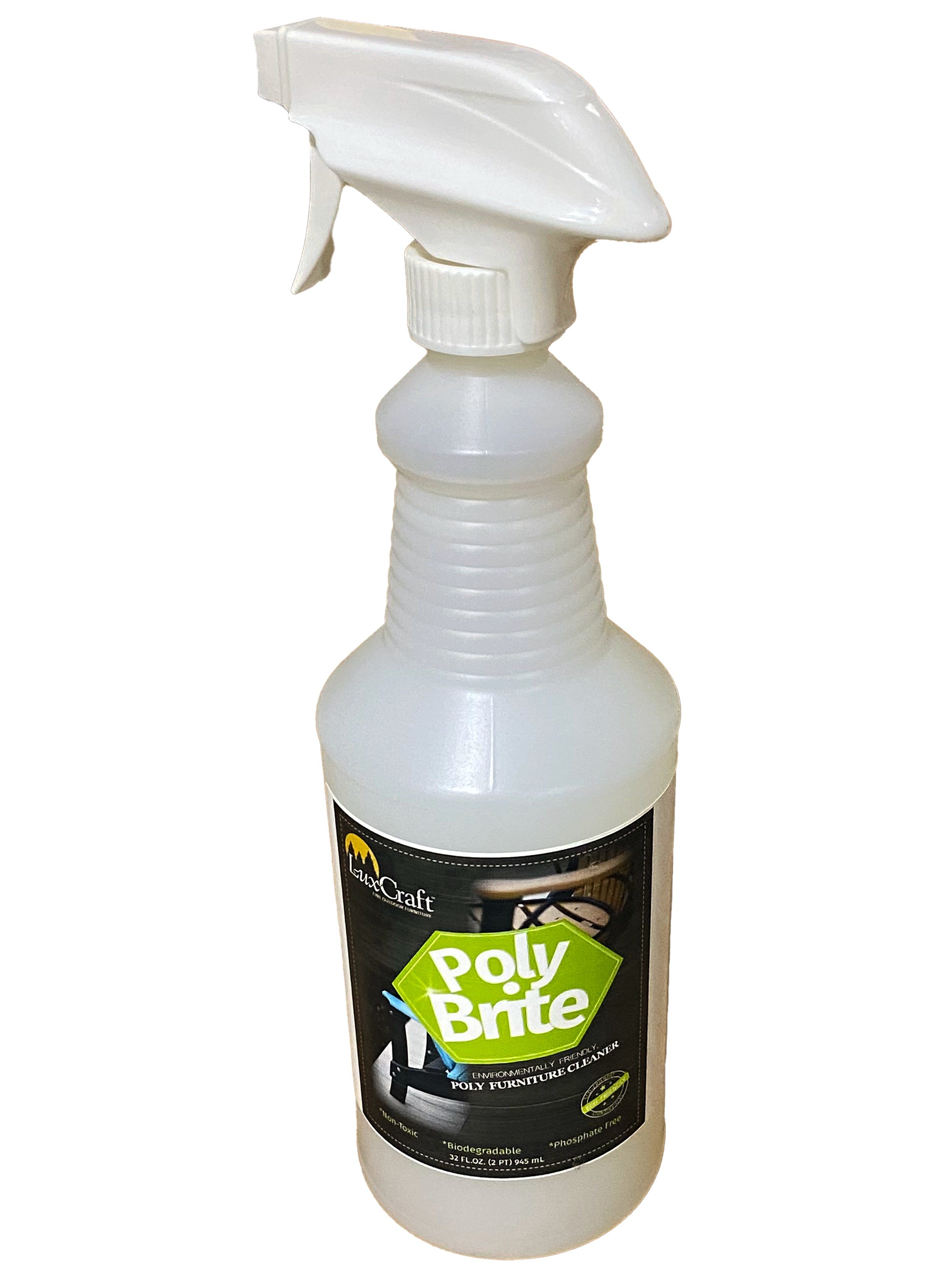 LuxCraft 32 Ounce Poly Brite Poly Furniture Cleaner |