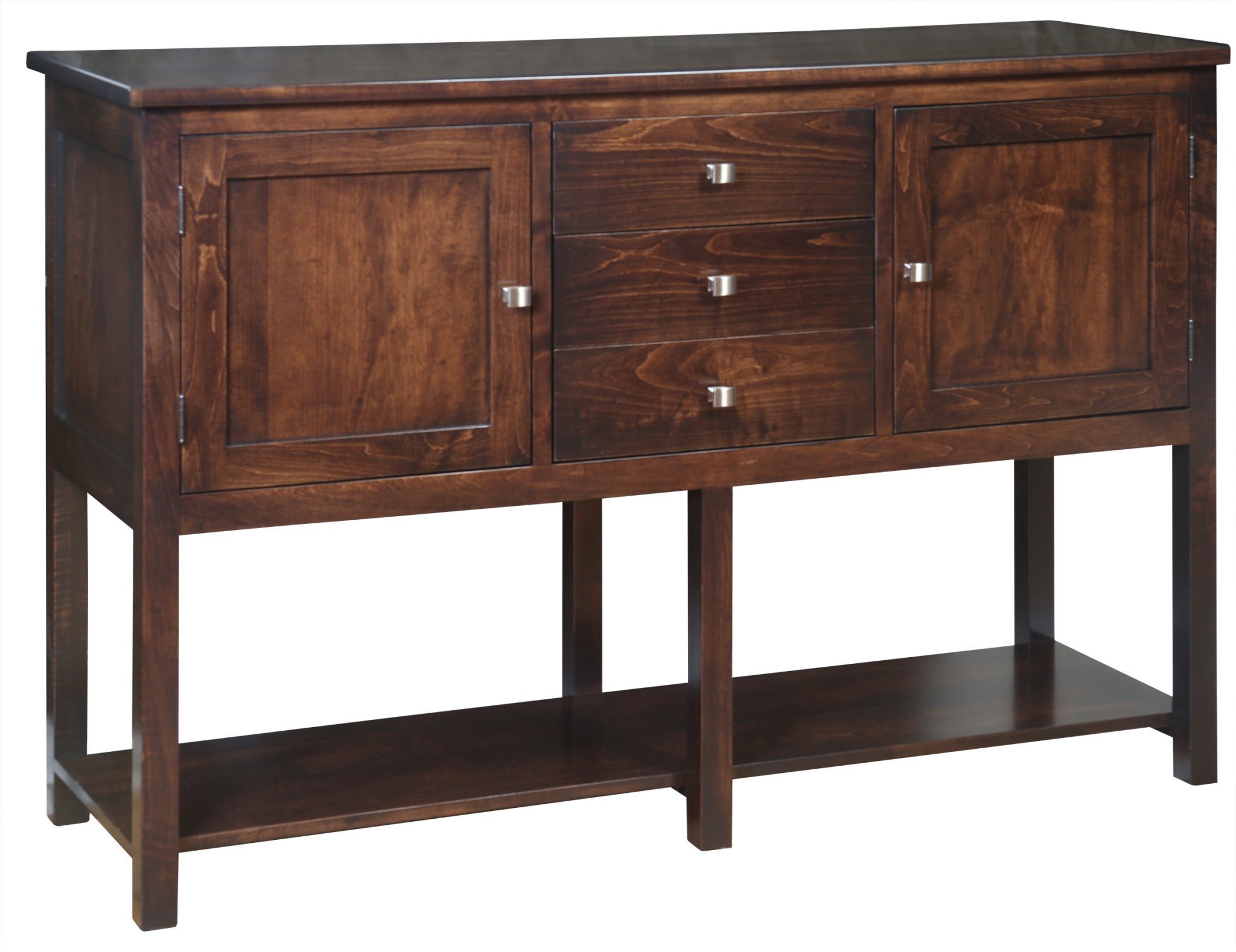 Oak Island Sideboard with Shelf from DutchCrafters Amish Furniture