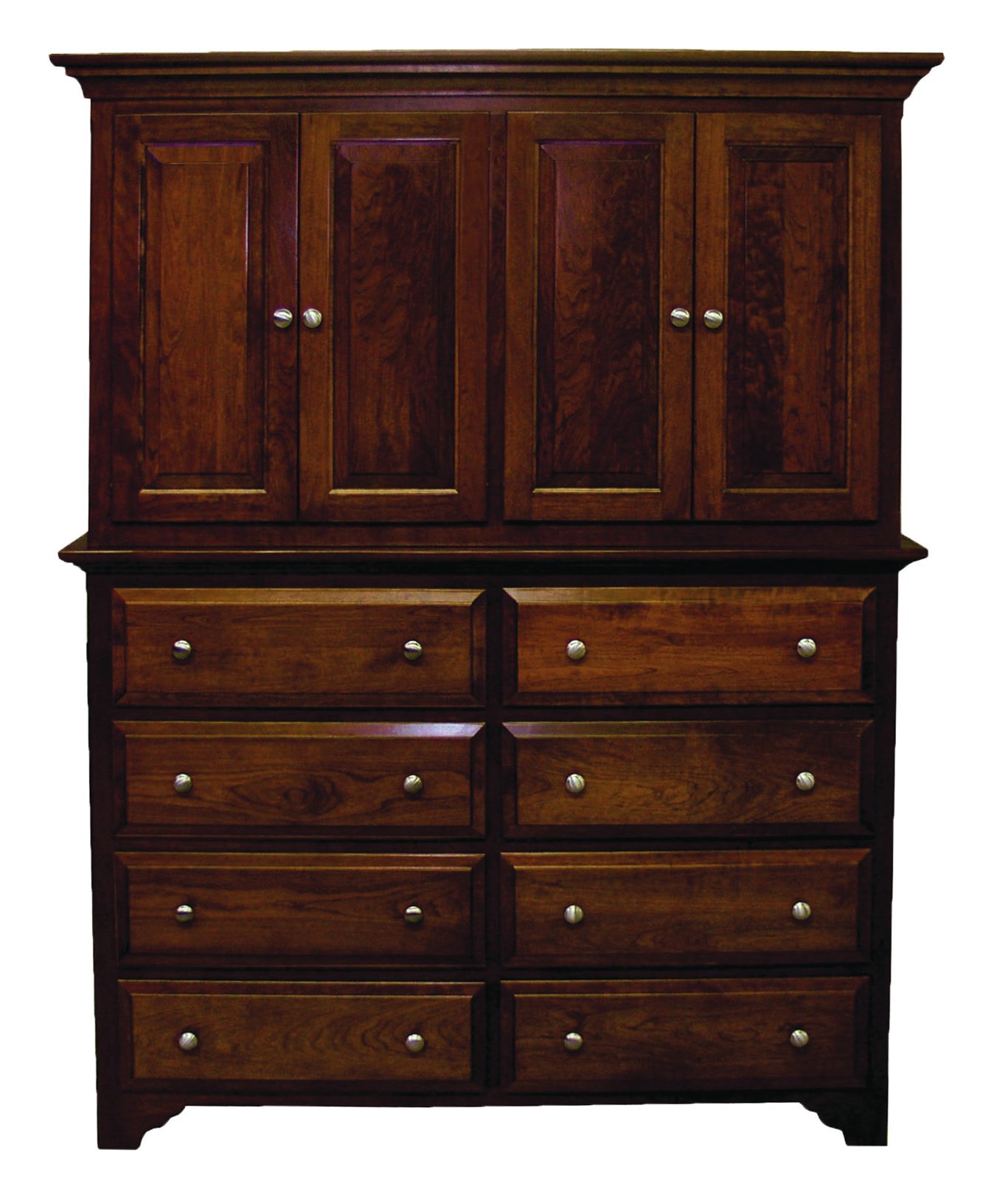 Amish Lafayette Double Armoire Mule from DutchCrafters Amish Furniture