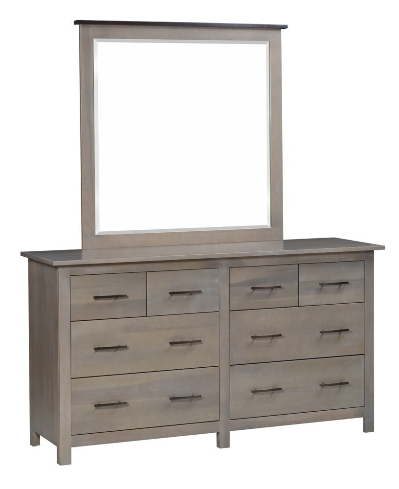 Richey 66" Dresser with Optional Mirror from DutchCrafters Amish