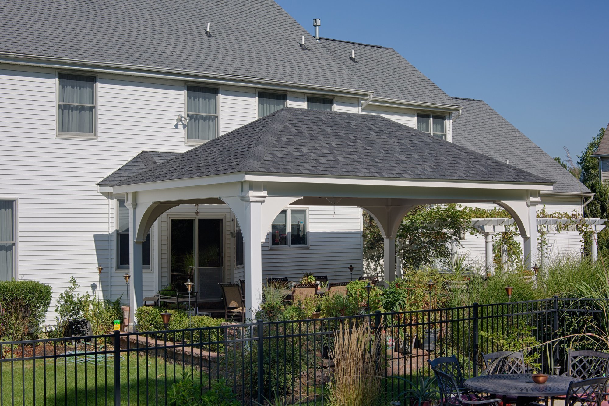 Grand Estate Vinyl Pavilion Kit From DutchCrafters Amish Furniture