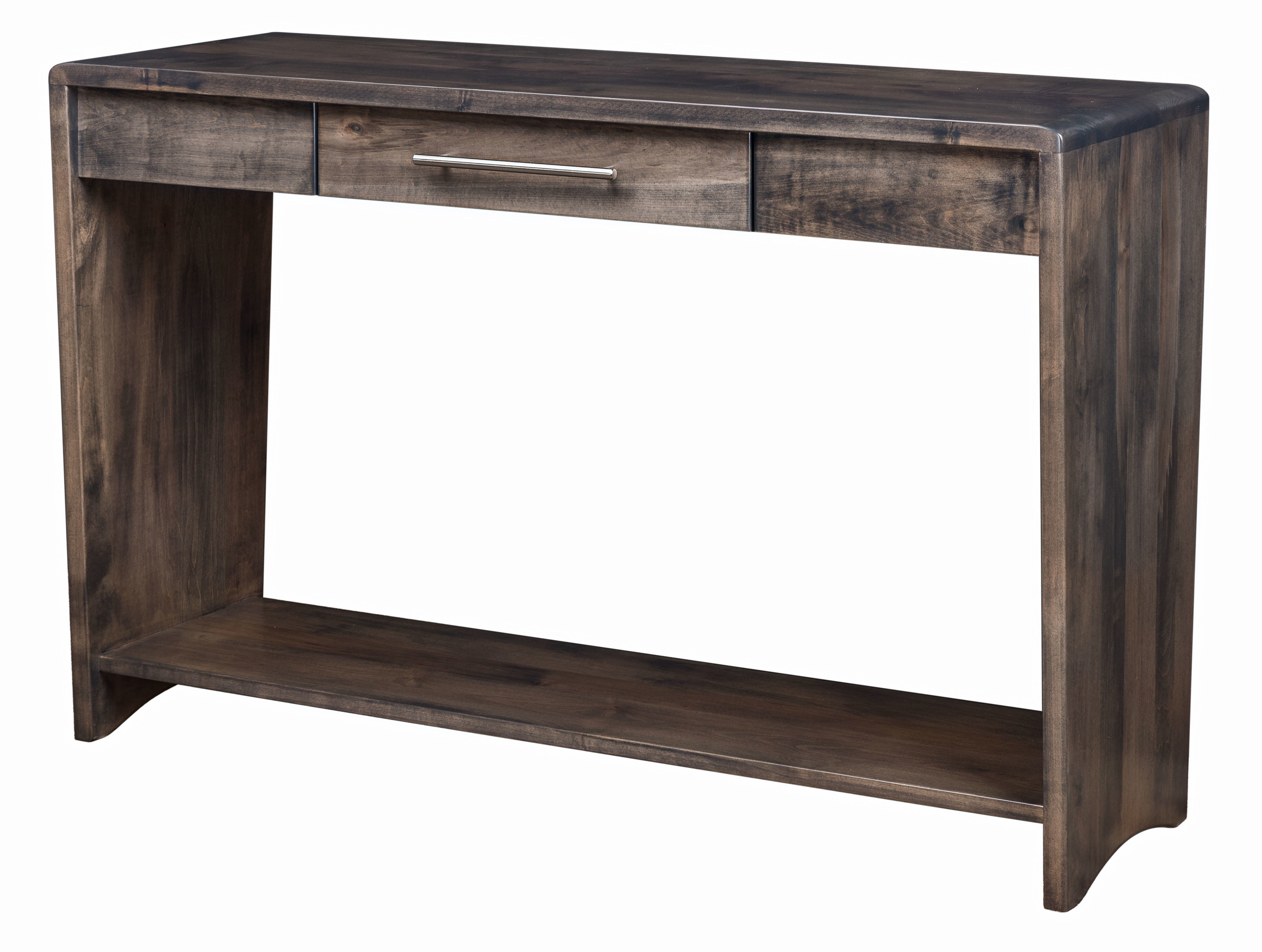 Solid Wood Waterfall Sofa Table from DutchCrafters Amish Furniture