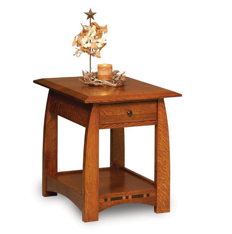 Boulder Creek End Table Quick Ship from DutchCrafters Amish Furniture