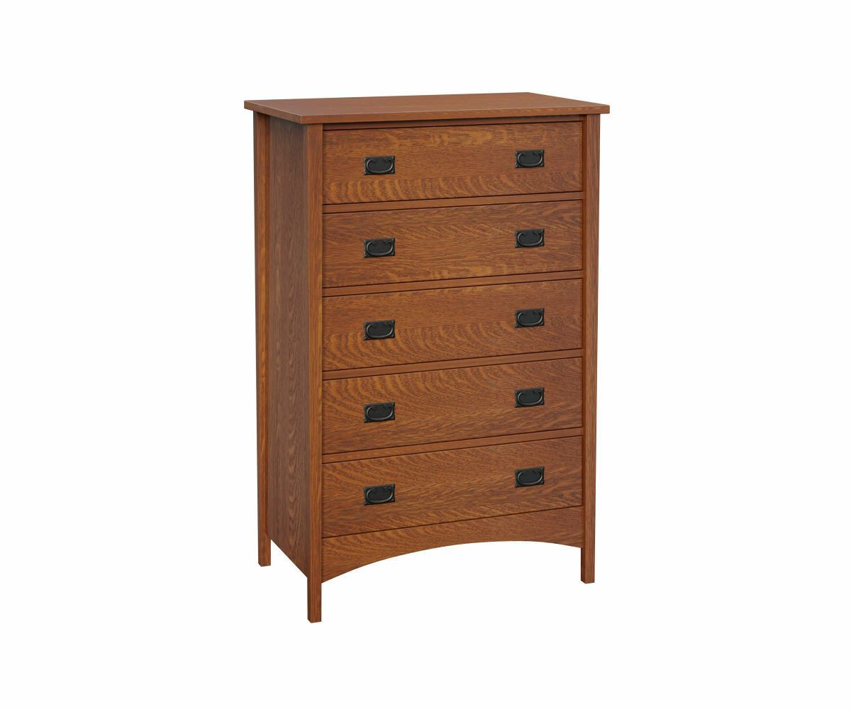Quick Ship Amish Mission Master Chest - Solid Wood & Durable |