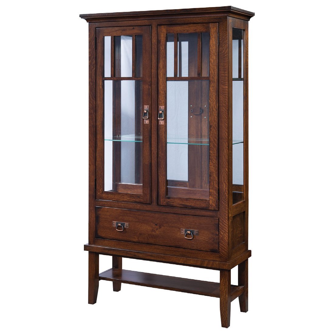 McKinnon Curio Cabinet from DutchCrafters Amish Furniture