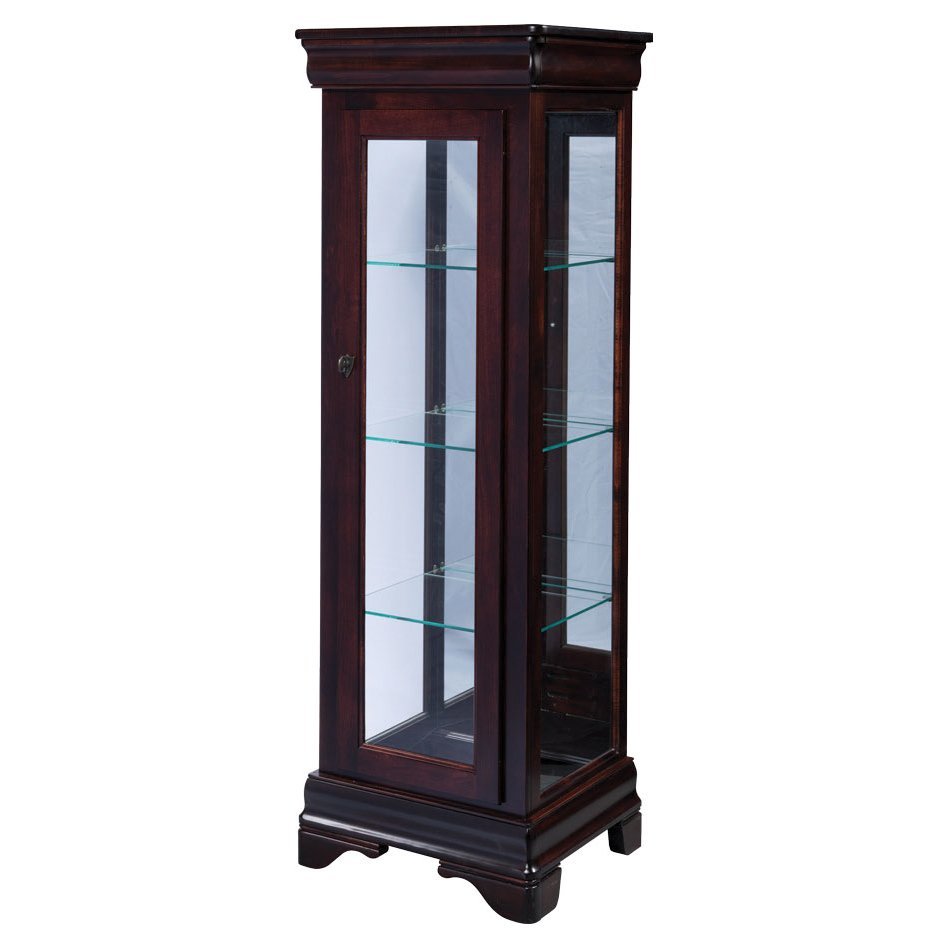 Solid Wood Zuta Curio Cabinet from DutchCrafters Amish Furniture