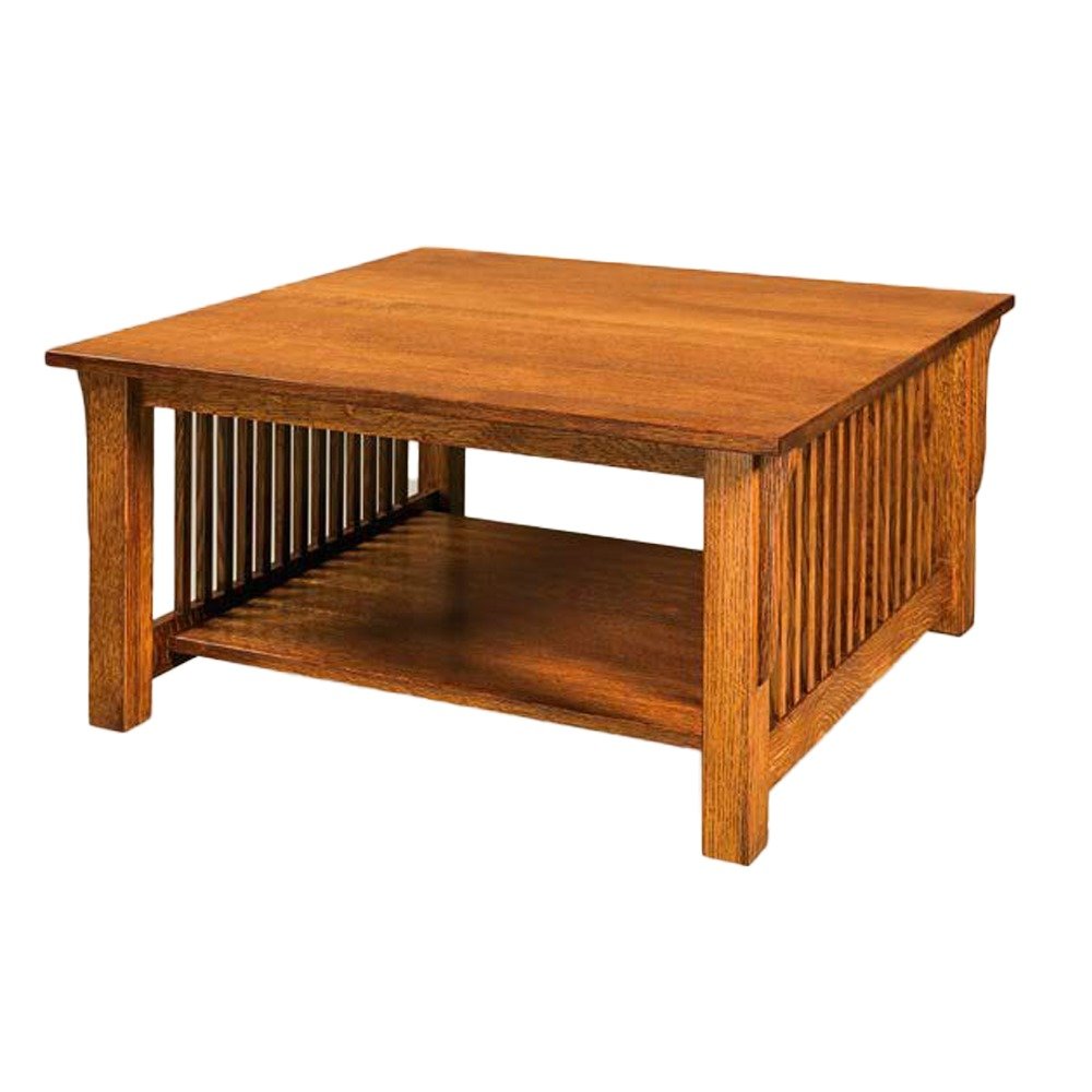 Mission Square Coffee Table | Solid Wood Amish Mission Furniture