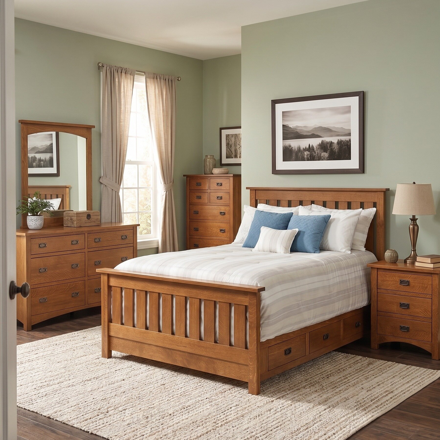 Mission Style Hi-Boy Chest with 8 Drawers | DutchCrafters