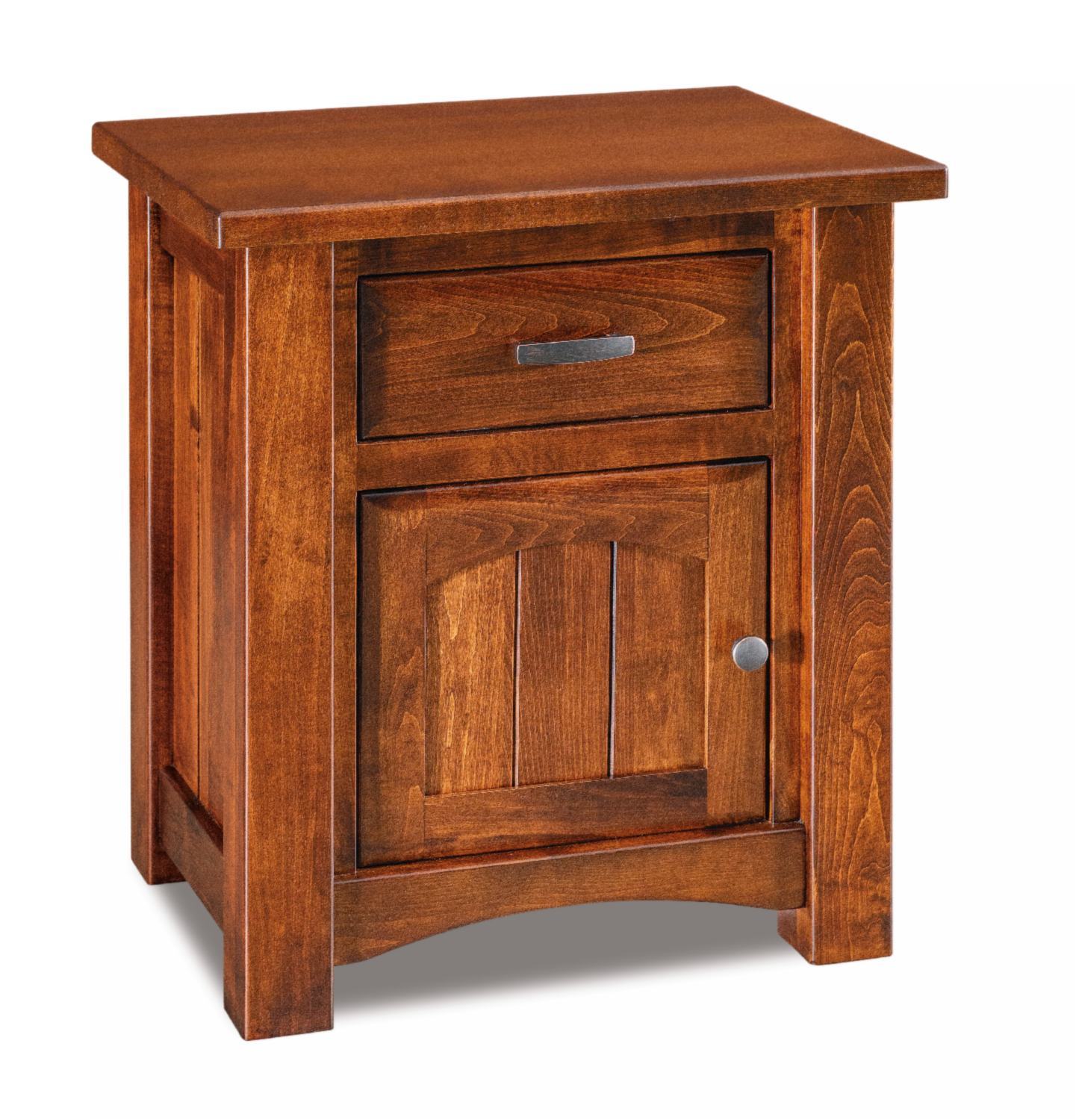 Mission Custom 1-Drawer Nightstand Cabinet from DutchCrafters Amish