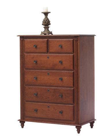 Amish Beethoven 6-Drawer Chest of Drawers | Amish-Made in USA