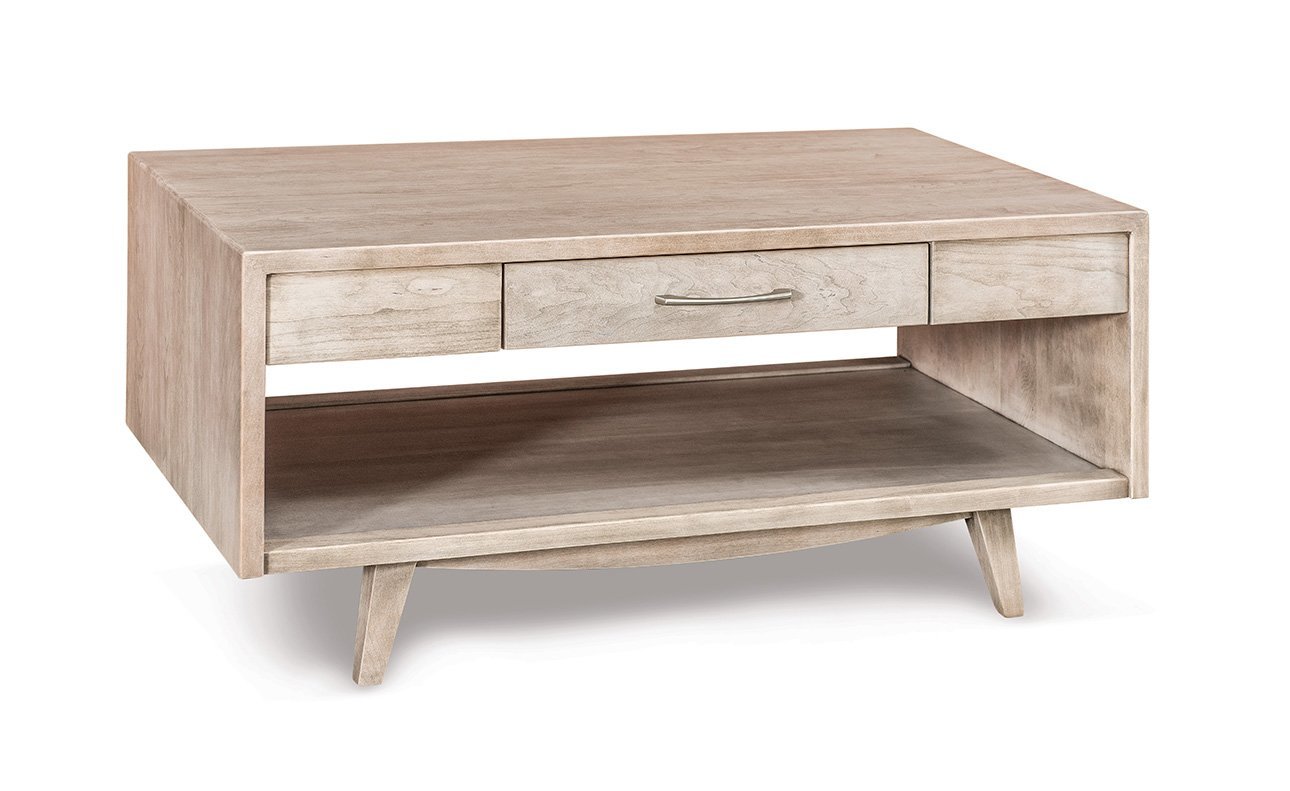 View of Mid-Century Modern Coffee Table from DutchCrafters Amish Furniture