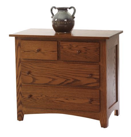 Farmhouse Chest of Drawers Night Stand from DutchCrafters Amish