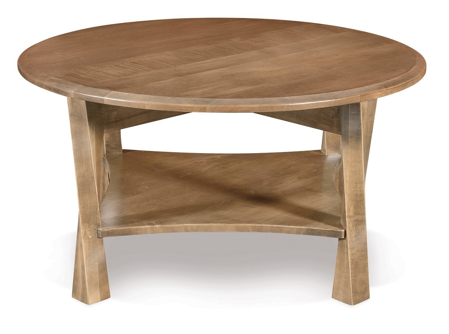 Modern Round Coffee Table from DutchCrafters Amish Furniture