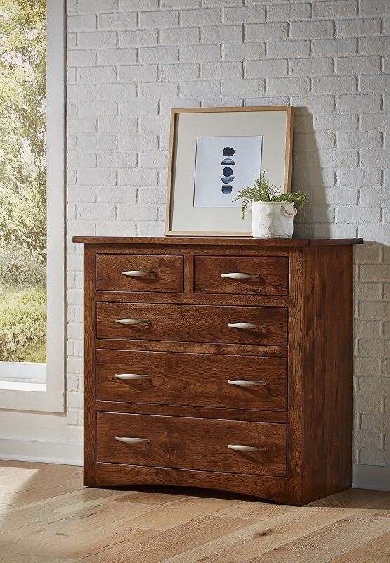 Modern Mission Chest of Drawers from DutchCrafters Amish Furniture