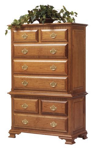 Rosemary Chest on Chest of Drawers from DutchCrafters Amish Furniture