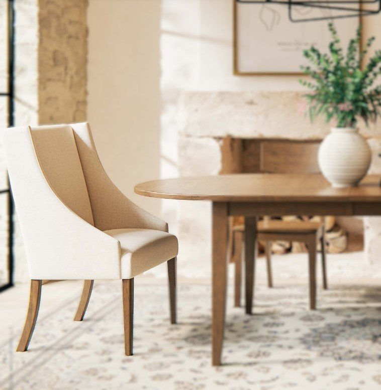 Wingback Chair Wayfair Dining Room Chairs Upholstered Upholstered