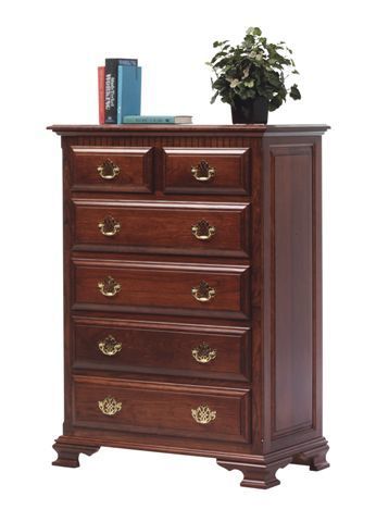 Amish Rosemary Chest of Drawers | 6-Drawer Solid Wood Storage Chest