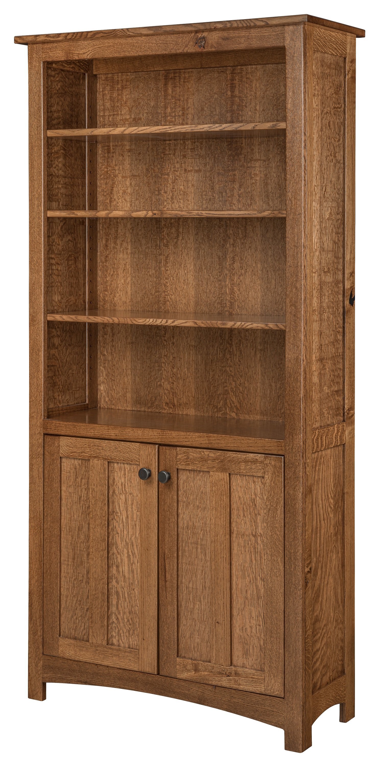 Woodcreek Custom Bookcase from DutchCrafters Amish Furniture
